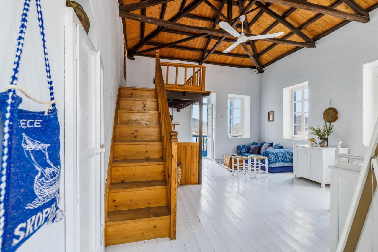 Вилла The Lemon Tree House Скопелос Экстерьер фото